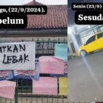 Dikeluhkan dan Jadi Berita, Poster di Gerbang DPRD Lebak Ditertibkan