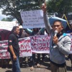 Warga Jagabaya Warunggunung Demo DPRD Lebak, Tuntut Dewan Iwan PKB Mundur